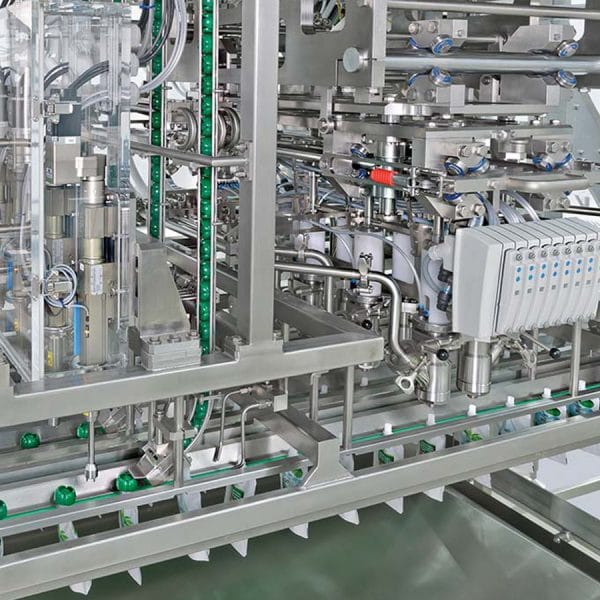 SN Maschinenbau, SN SF 400 Hygienic, PPiTG, center spout, premade, center fitment, spout pouches