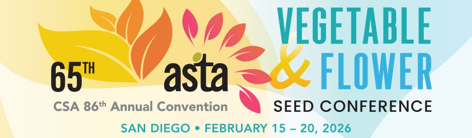 ASTA Vegetable Flower Seed Conference - Table Top # 25